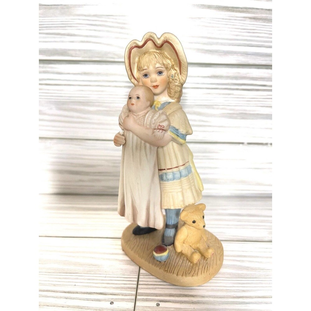 Jan Hagara Collectible Figurine Jenny & Her Bye-Lo Doll Figurine Numbered AS IS!